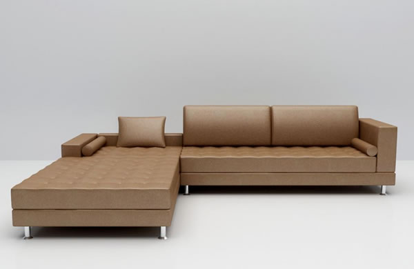 Những mẫu ghế sofa văng da dài cho phòng khách nhỏ